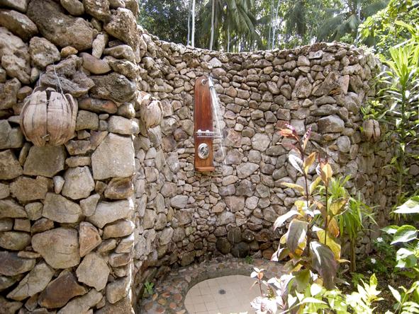 Fregate Island - Outdoor Shower 